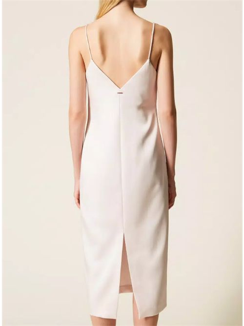 DUCHESSE LONG DRESS TWIN SET | 261TP241600570 SABBIA ROSA